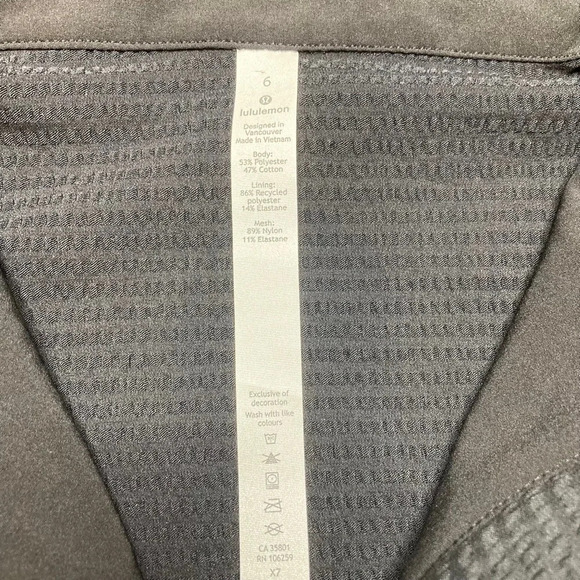 Peloton x Lululemon Anorak 1/2 Zip Pullover Jacket Sz: 6 - Picture 4 of 8